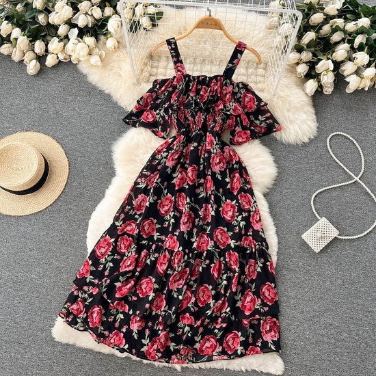 Eva Ruffles Dress