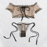 Hazel Tulle Lingerie Set