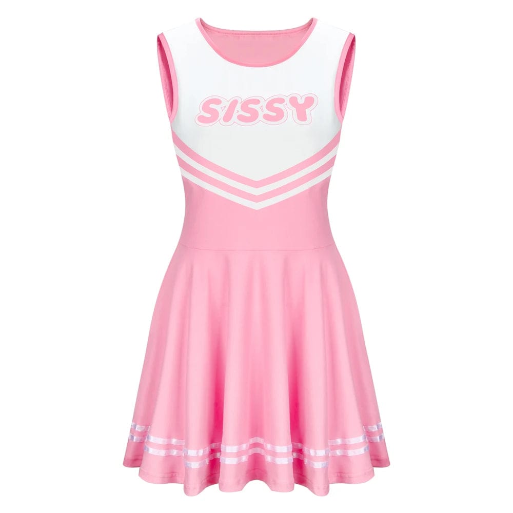 Sweet Pink Cheerleader Dress - Teens