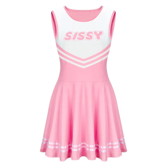 Sweet Pink Cheerleader Dress - Teens