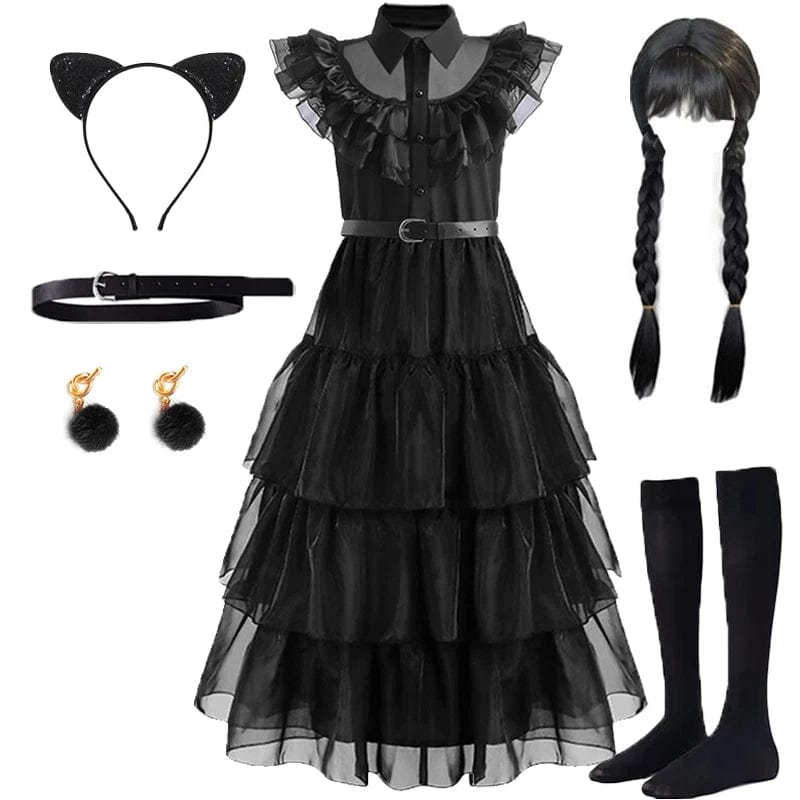 Classic Wednesday Addams Costume