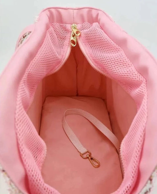 Luxury Tweed Pet Carrier Handbag