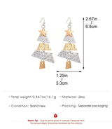 Christmas Tree Pendant Earrings-Necklace Set