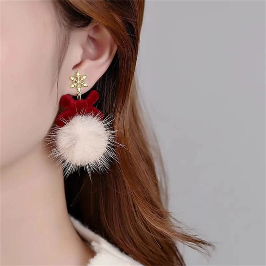 Mary Christmas Drop Earrings