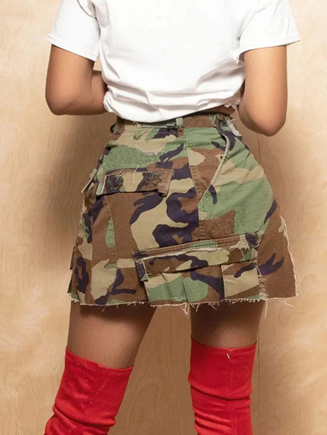 Lucille Camouflage Skirt