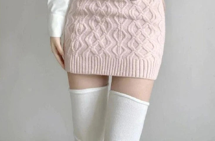 Miss Pink Sweet Knitted 3 Piece Set