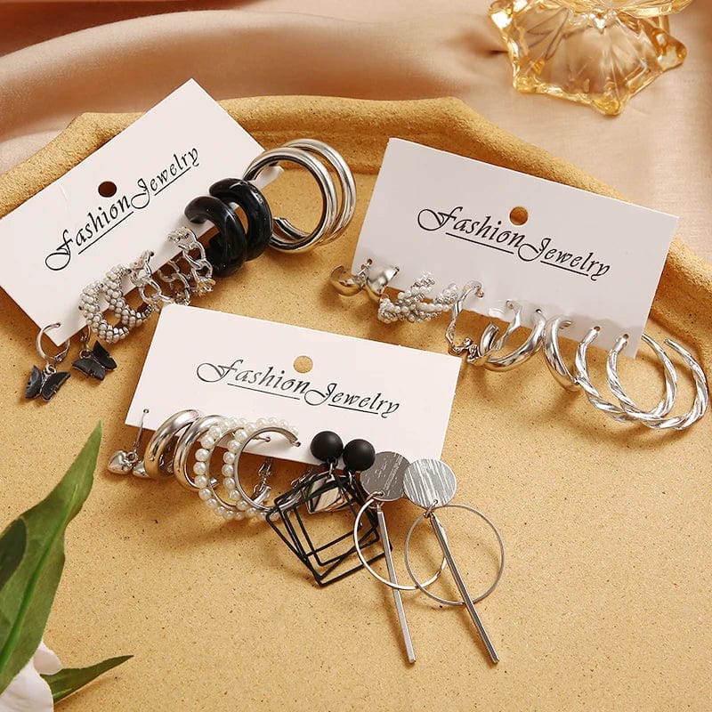 Fashionista Charm Earring Set