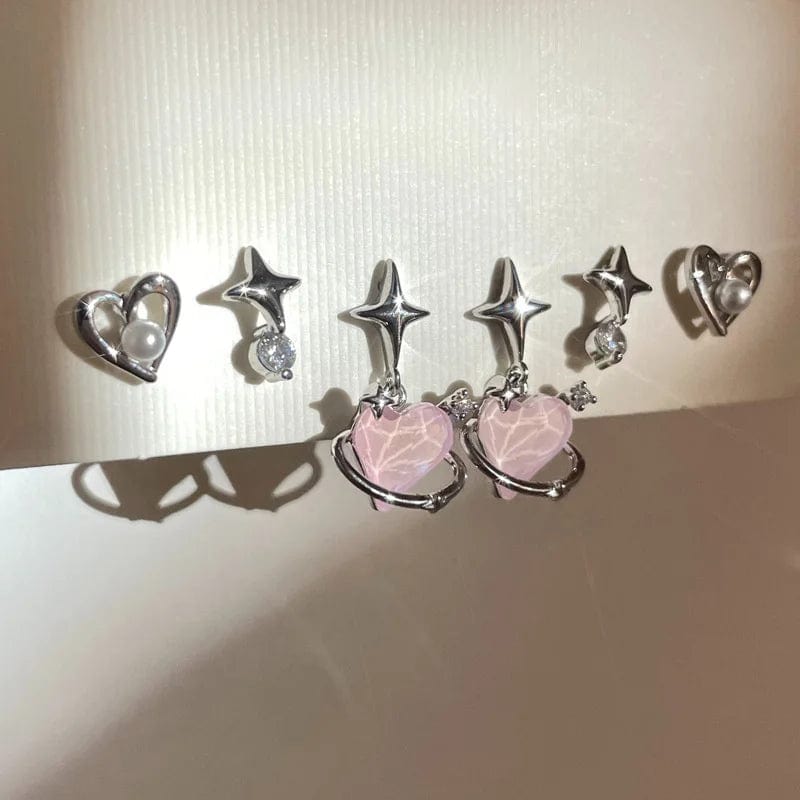 Cute Fearless Earring Set