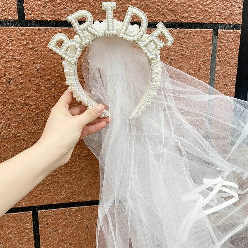 Pearl Bride To Be Veil