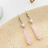 Liv Rose Quartz Dangle Earrings