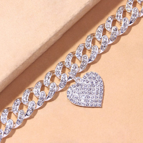 Sylvia Heart Anklet