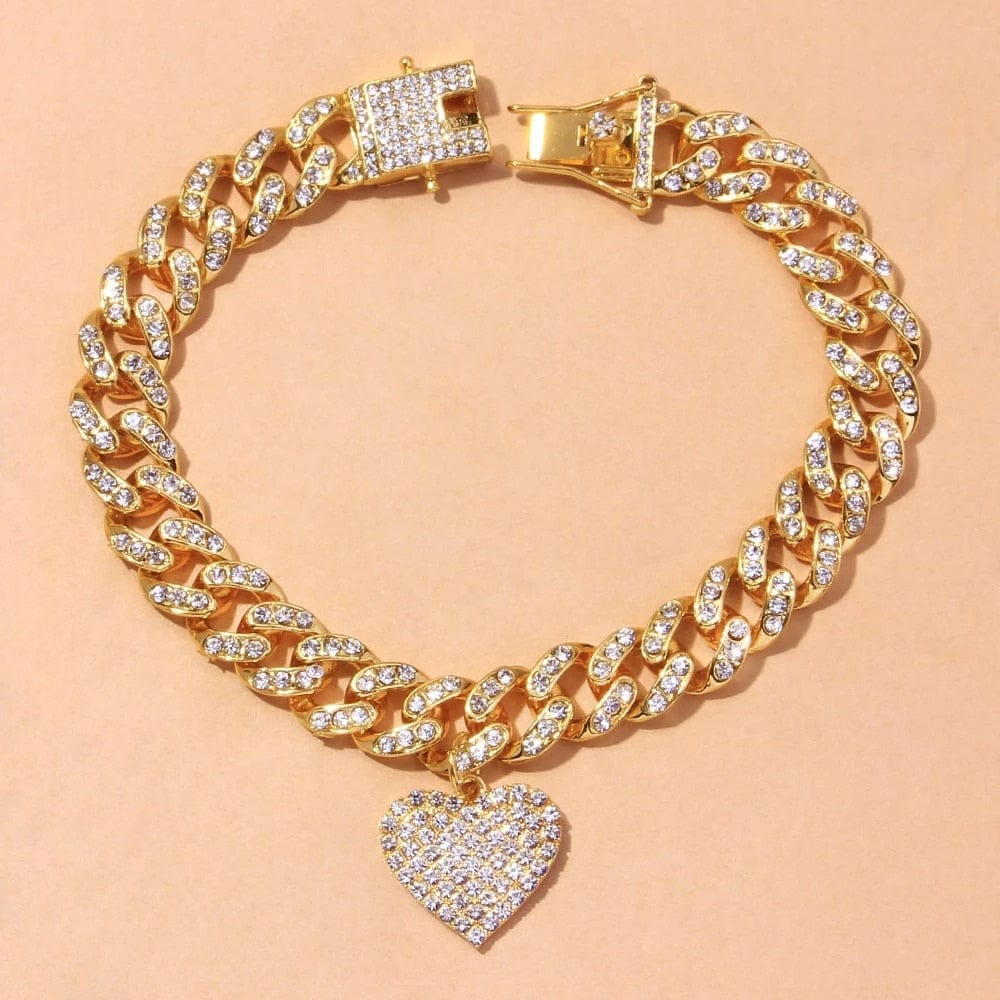 Sylvia Heart Anklet