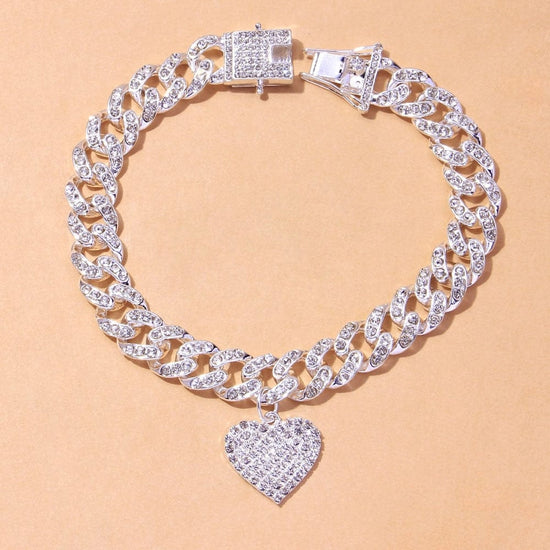 Sylvia Heart Anklet