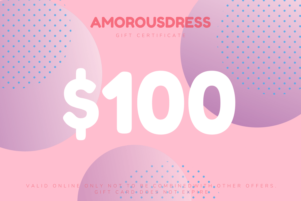 AMOROUS DRESS Gift Card Pink