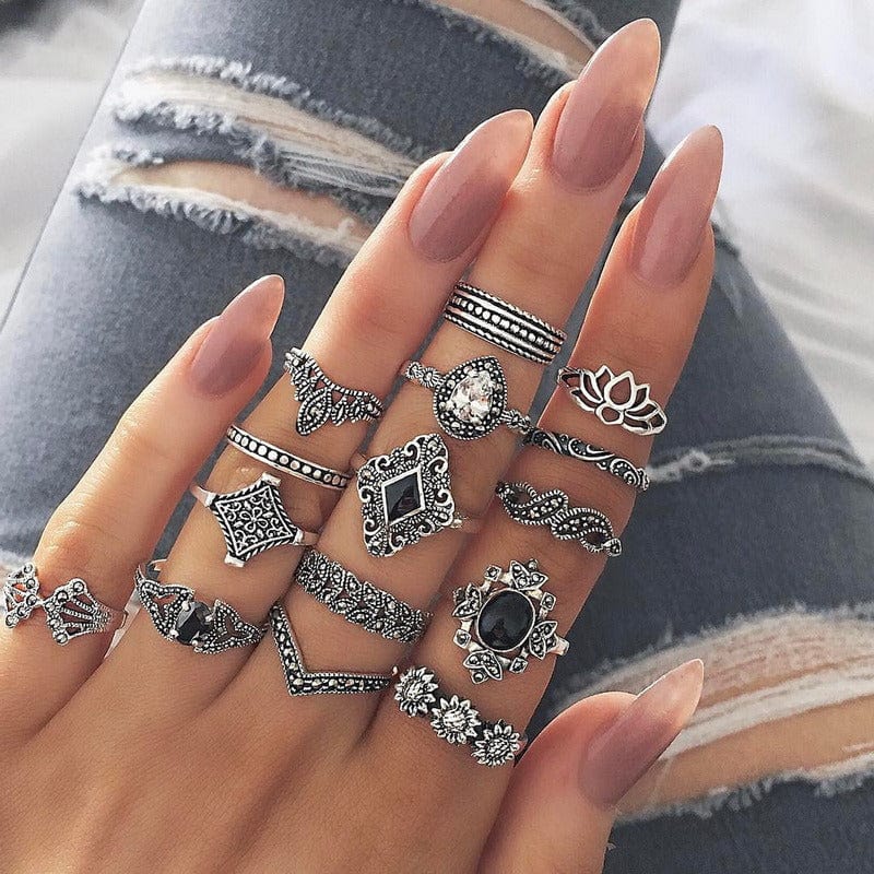 Jaline Mixed Ring Set