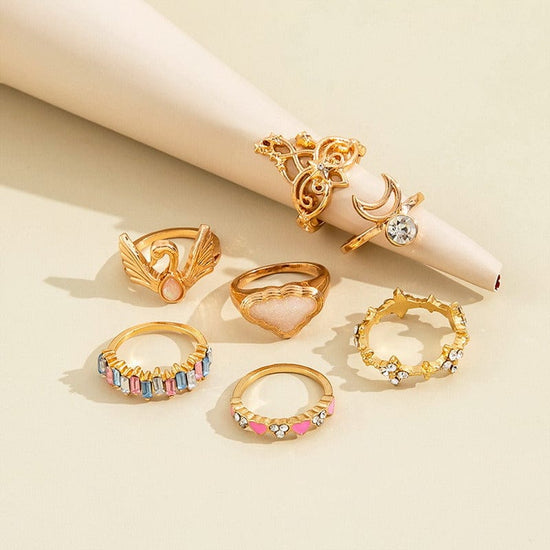 Jaline Mixed Ring Set