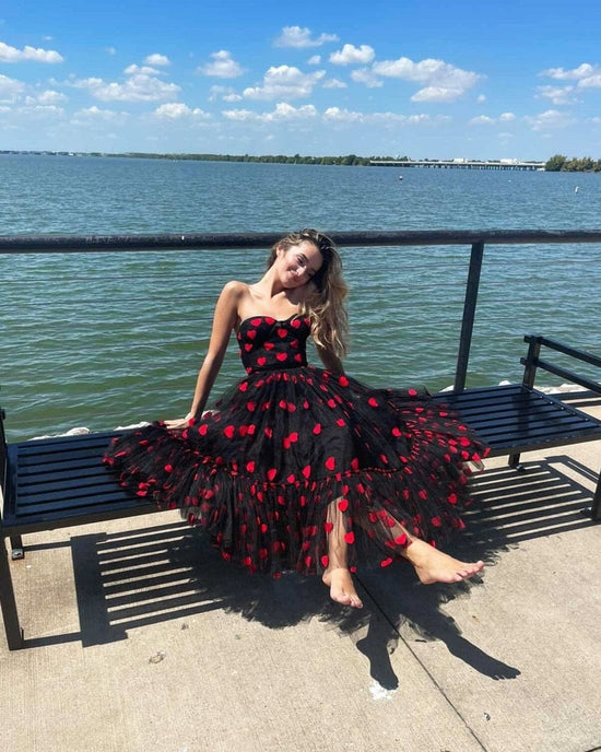 Romantic Heart Tulle Dress - AMOROUSDRESS