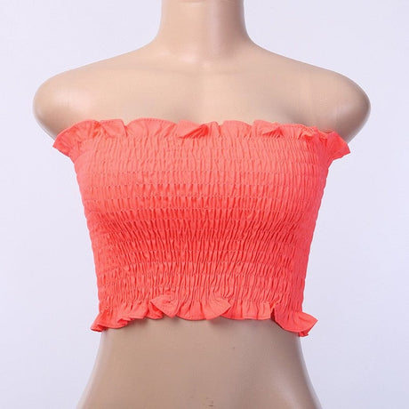 Daisy Ruched Crop Top