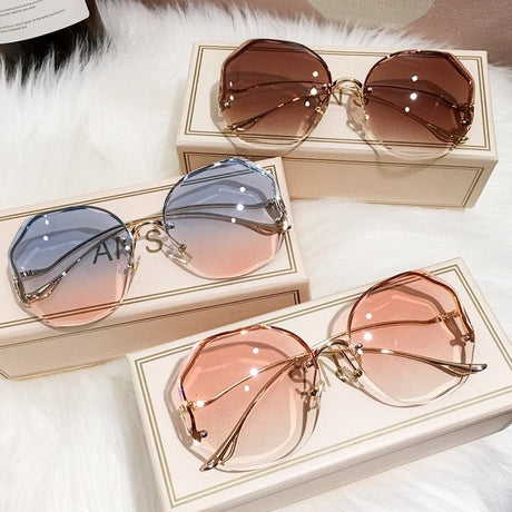 Designer Gradient Fashion Sun Glasses - AMOROUSDRESS