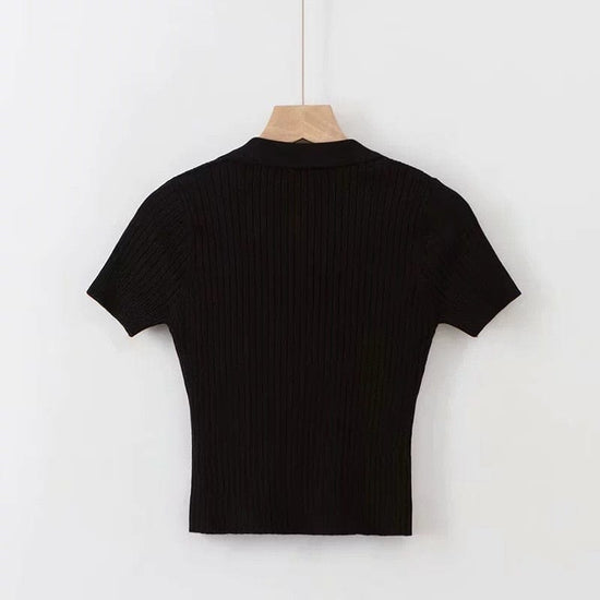 Rachel Polo Crop Top - AMOROUSDRESS