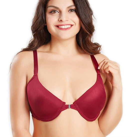 Love Lace Front Closure Bra - AMOROUSDRESS