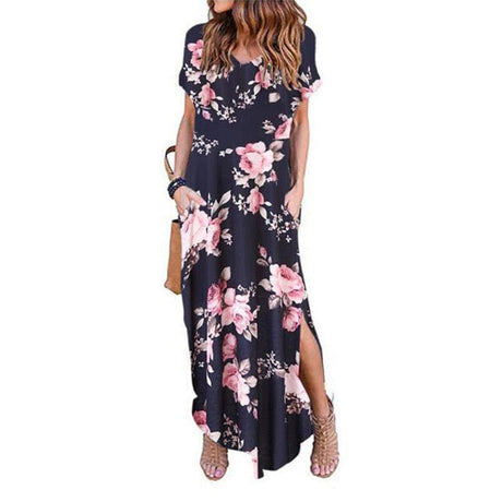 Shanda Long Midi Dress - AMOROUSDRESS