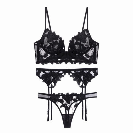 French Lace Lingerie Set - AMOROUSDRESS