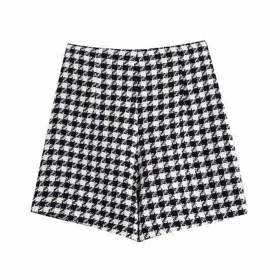 Vanity Tweed Plaid Set - AMOROUSDRESS