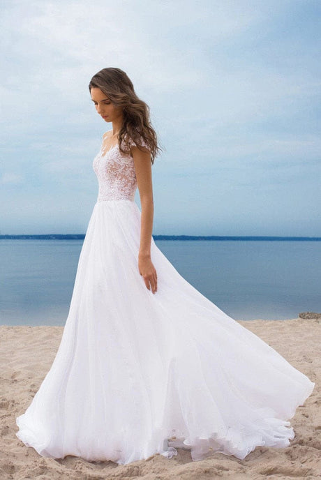 Jennifer Summer Wedding Dress - AMOROUSDRESS