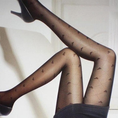 Valencia Nylon Pantyhose - AMOROUSDRESS