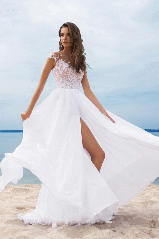 Jennifer Summer Wedding Dress - AMOROUSDRESS