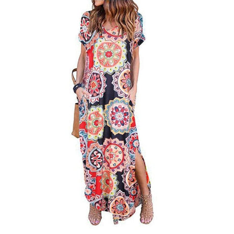 Shanda Long Midi Dress - AMOROUSDRESS