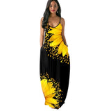 Darling Sunflower Maxi Dress