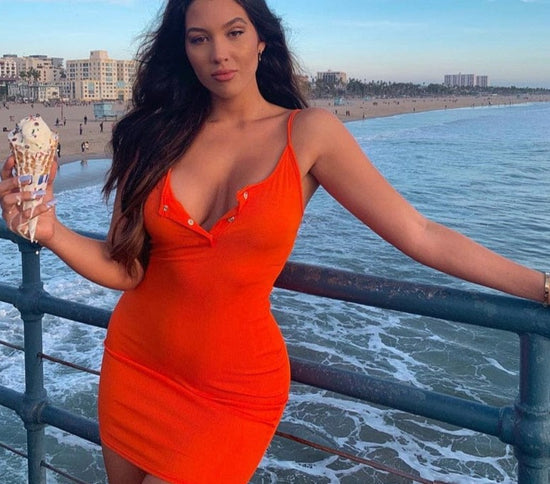 Neon Dolly Knitted Dress