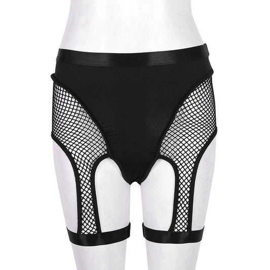 Tina Fishnet Rave Booty Shorts - AMOROUSDRESS