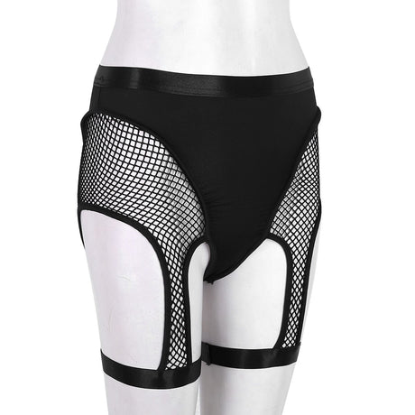 Tina Fishnet Rave Booty Shorts - AMOROUSDRESS