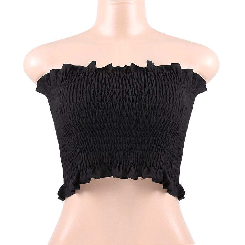 Daisy Ruched Crop Top
