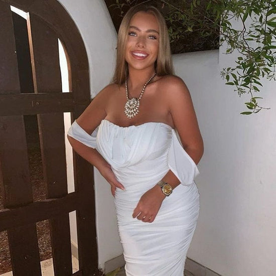 Laura Luxxe Off Shoulder Dress