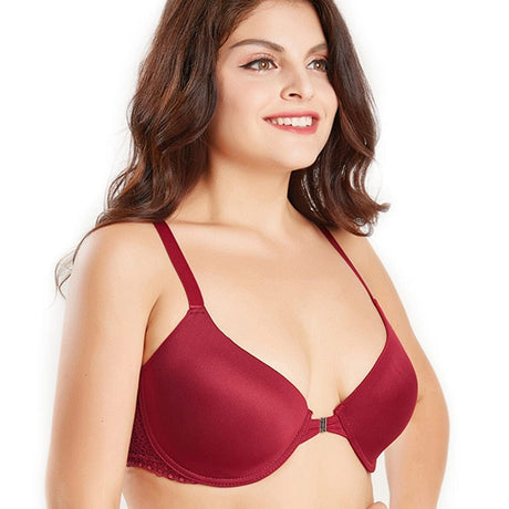 Love Lace Front Closure Bra - AMOROUSDRESS