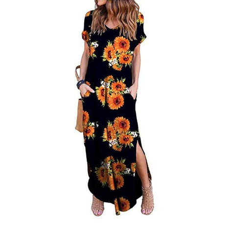 Shanda Long Midi Dress - AMOROUSDRESS