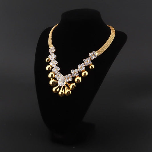 Extravagant Crystal Jewelry Set (4Pcs) - AMOROUSDRESS