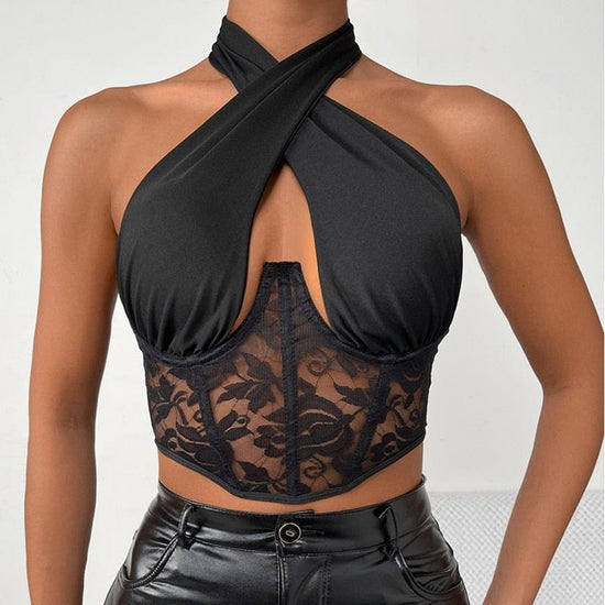 Vanity Lace Top - AMOROUSDRESS