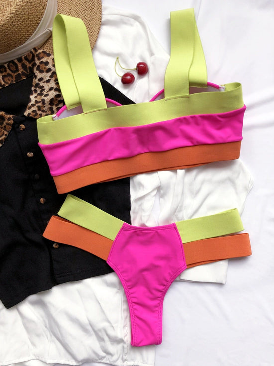 Neon Kimi Bikini Set - AMOROUSDRESS