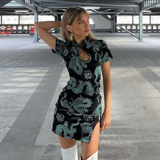 Julie Dragon Mini Dress