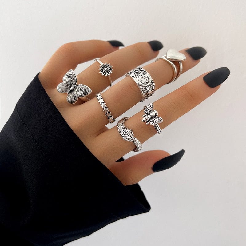 Jaline Mixed Ring Set