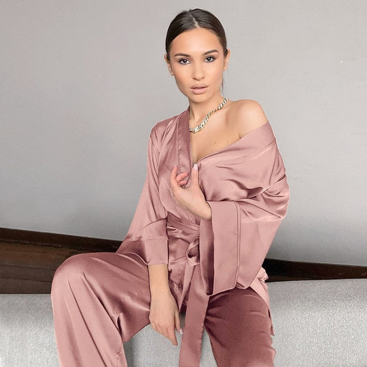 Luxurious Nightgown Loungewear - AMOROUSDRESS