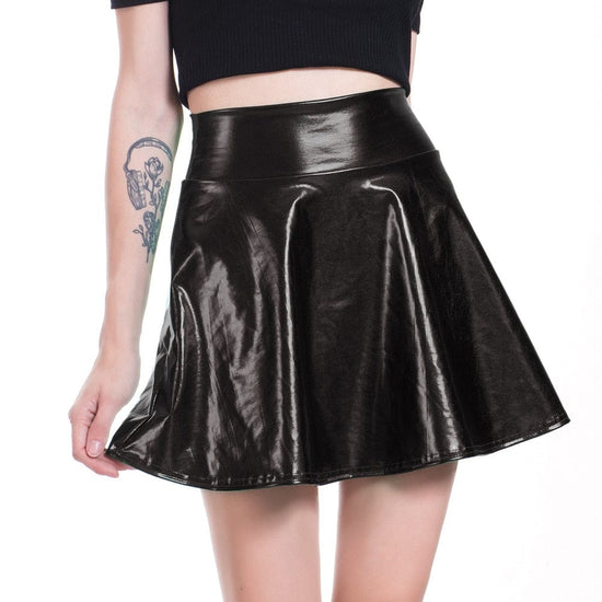 Pleated Cute High Waist Mini Skirt - AMOROUSDRESS