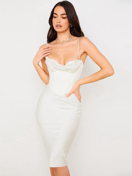 Princess Satin Celebrity Dress - AMOROUSDRESS