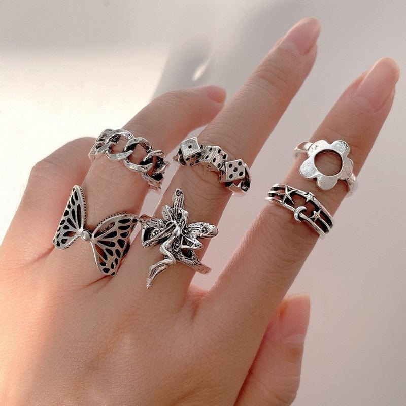 Jaline Mixed Ring Set