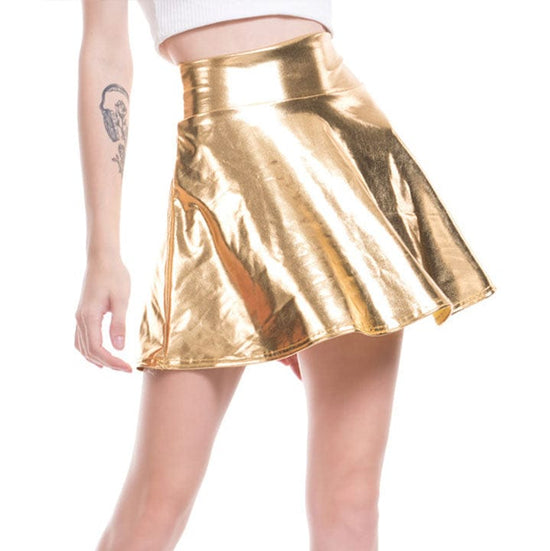Pleated Cute High Waist Mini Skirt - AMOROUSDRESS